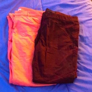 Two pairs of pants